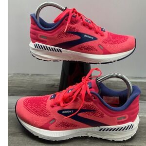 Brooks Launch GTS 9 Womens Running Shoes Pink Navy 1203741B604 Size 7